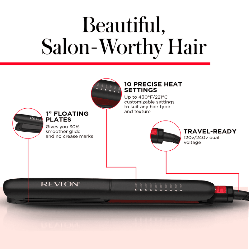 Revlon Hair Straightener SmoothStay Coconut Oil-Infused RVST2211