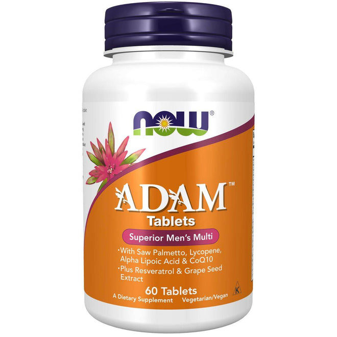 Now Multivitamins Adam Mens 60 Tablets