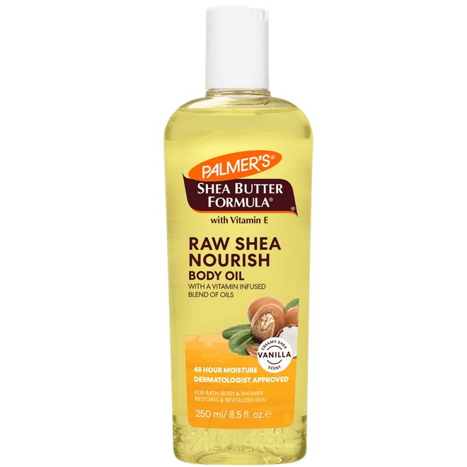 Palmers Shea Butter Formula With Vitamin E Raw Shea Nourish Body Oil 250ml