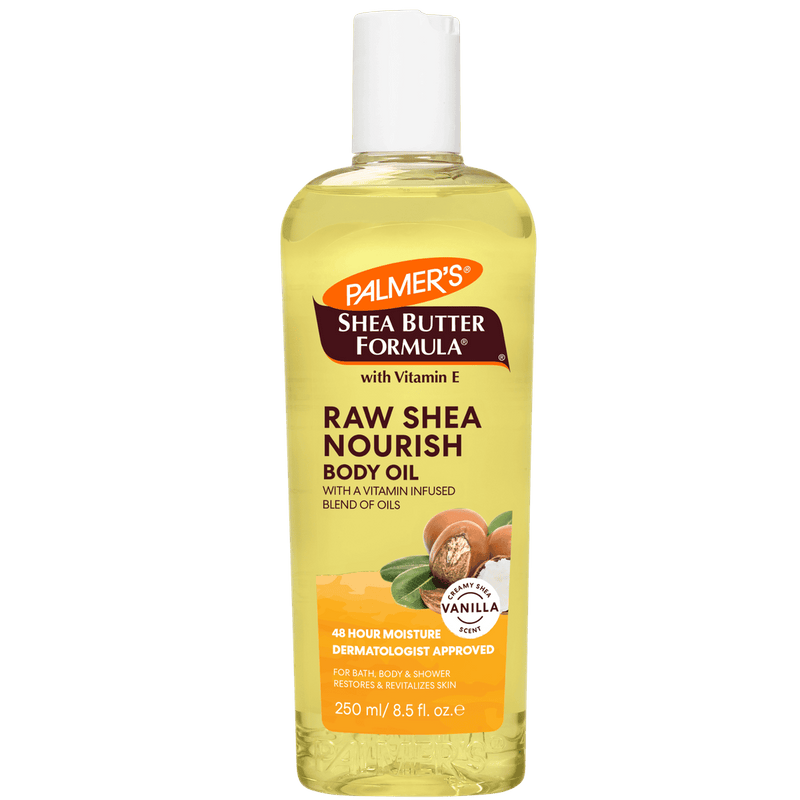 Palmers Shea Butter Formula With Vitamin E Raw Shea Nourish Body Oil 250ml