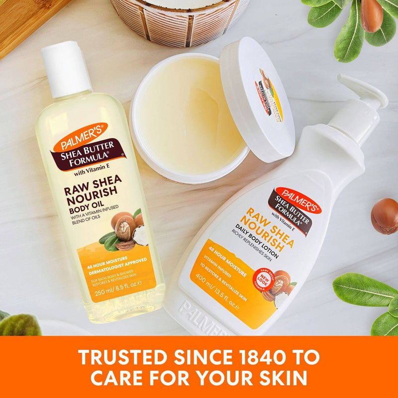 Palmers Shea Butter Formula With Vitamin E Raw Shea Nourish Body Oil 250ml