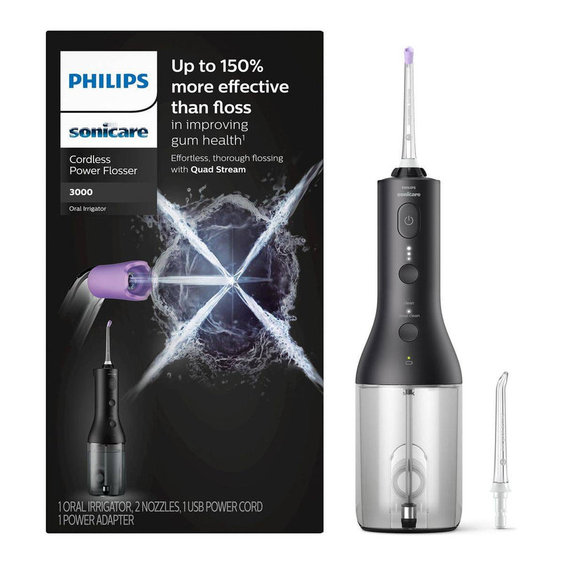 Philips Sonicare Cordless Power Flosser Black HX3826/33
