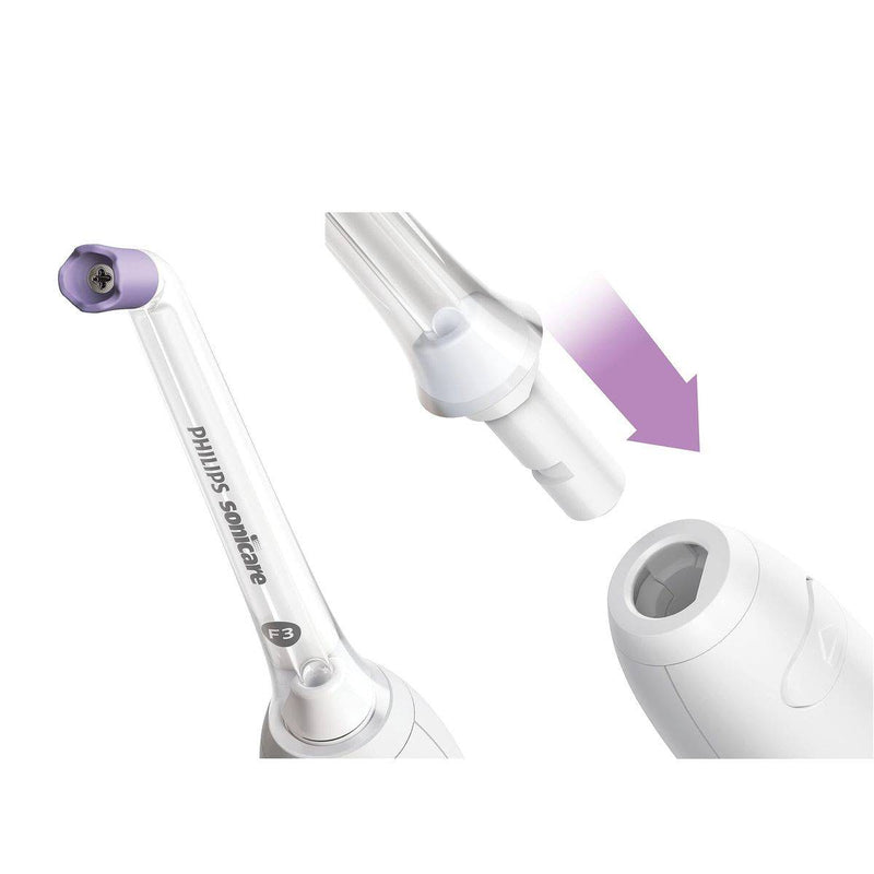Philips Sonicare Cordless Power Flosser Nozzles Quad Stream HX3062/00 2 Pack