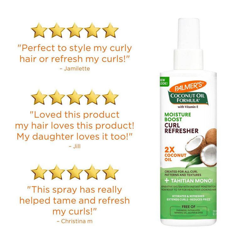 Palmers Coconut Oil Formula With Vitamin E Moisture Boost Curl Refresher Spray 250ml