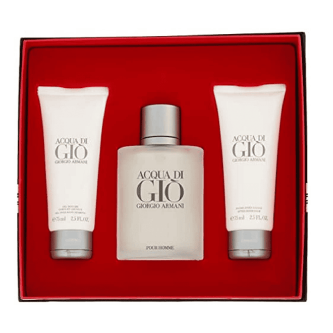 Giorgio Armani Acqua Di Gio Pour Homme (M) Set EDT 50ml + Aftershave 75ml + Shampoo 75ml