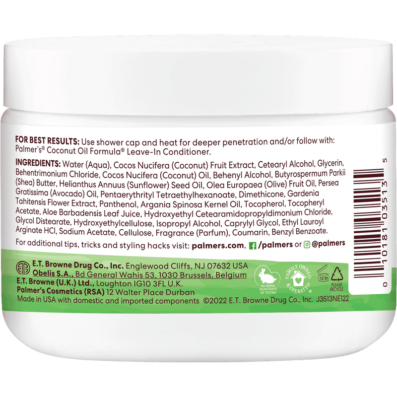 Palmers Coconut Oil Formula With Vitamin E Moisture Boost Deep Hair Conditioner 340g