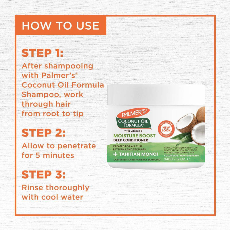 Palmers Coconut Oil Formula With Vitamin E Moisture Boost Deep Hair Conditioner 340g