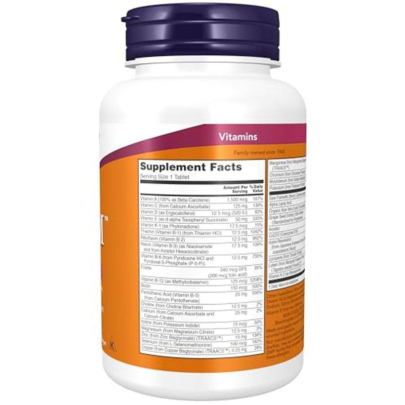Now Multivitamins Adam Mens 60 Tablets