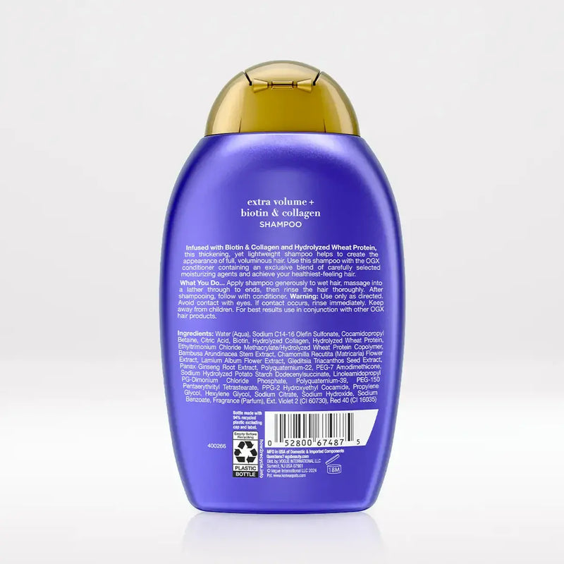 OGX Biotin & Collagen Shampoo 385ml