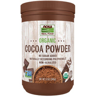Now Real Food Cocoa Powder Pure Organic 340g