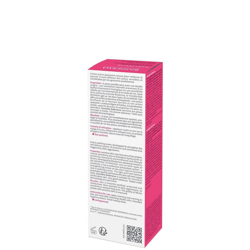 Bioderma Sensibio Defensive Active Soothing Moisturising Cream 40ml