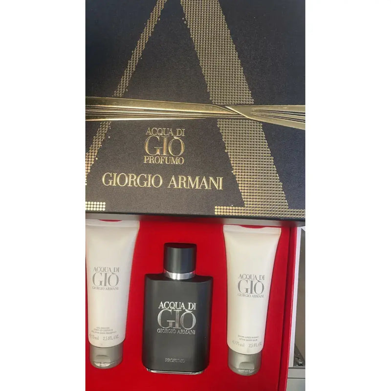 Giorgio Armani Acqua Di Gio Pour Homme (M) Set EDT 50ml + Aftershave 75ml + Shampoo 75ml
