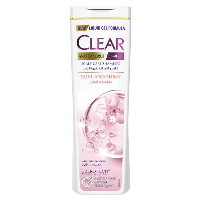 Clear Shampoo & Conditioner 2 In 1 Soft & Shiny 600ml