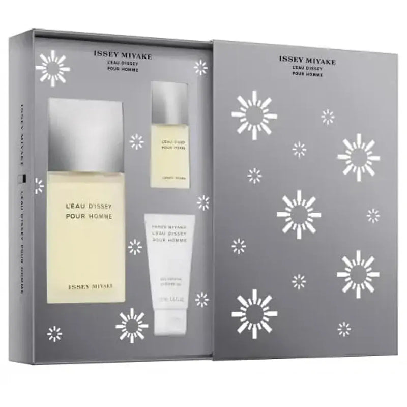 Issey Miyake L'eau D'Issey Pour Homme (M) Set EDT 125ml + EDT 15ml + Showergel 50ml
