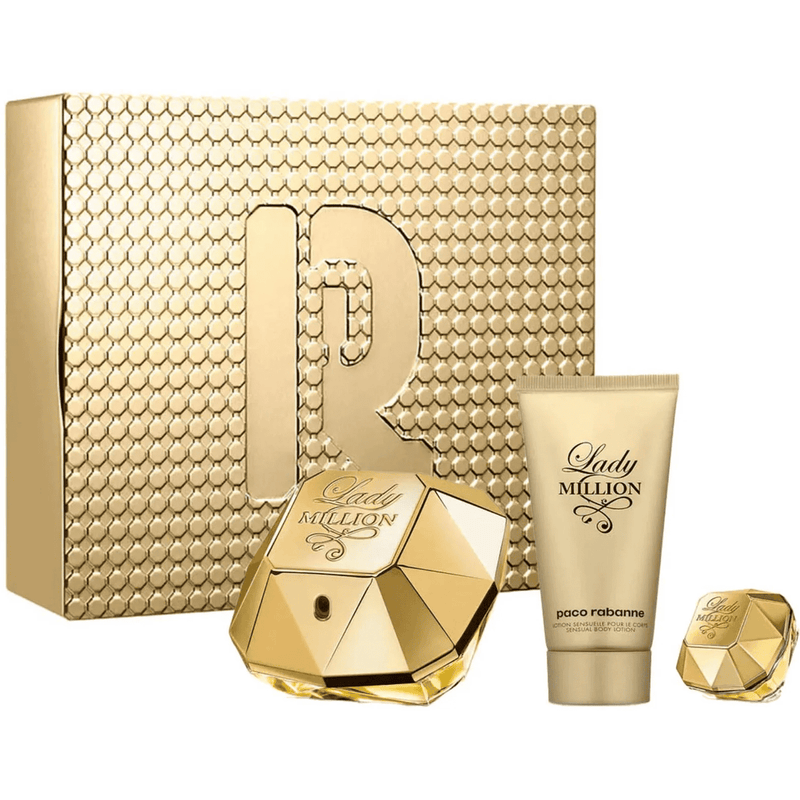 Paco Rabanne Lady Million (W) Set EDP 80ml + EDP 5ml + Sensual Body Lotion 100ml
