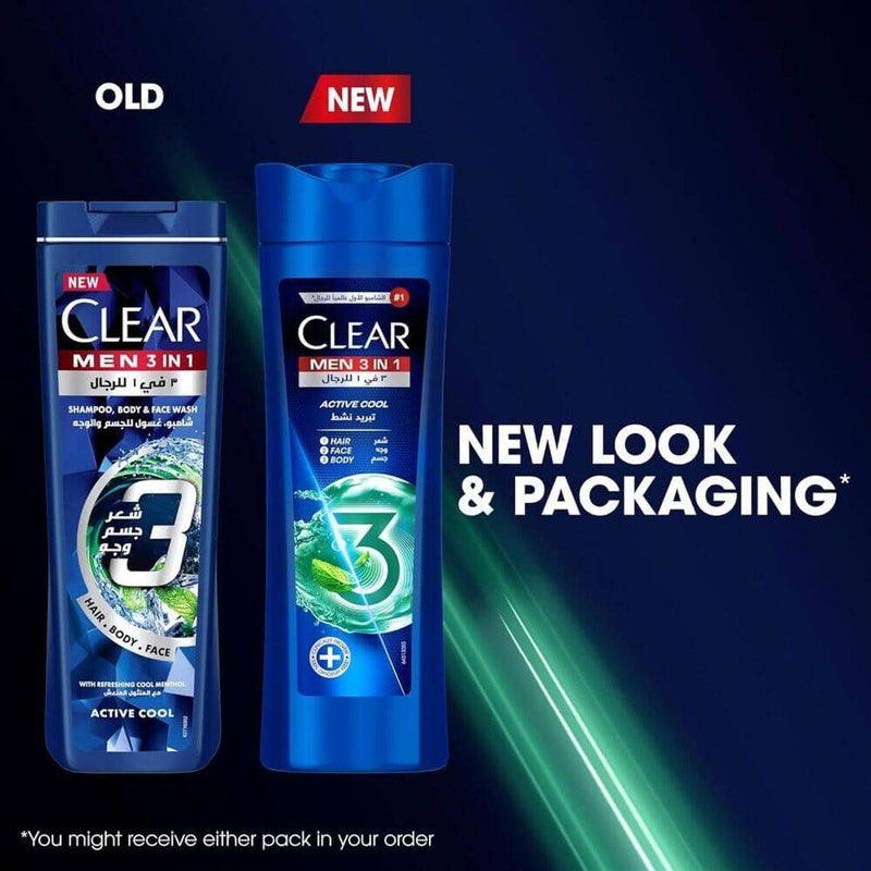 Clear Men Shampoo 3 In 1 Act Cool 600ml