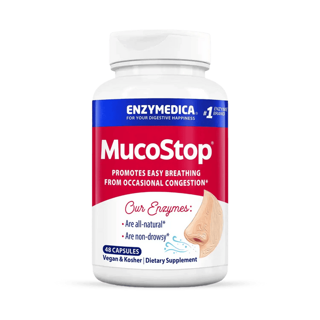 Enzymedica Mucostop 48 Capsules