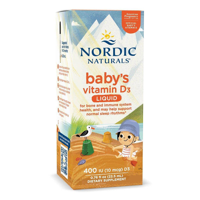 Nordic Naturals Babys Vitamin D3 Liquid 22.5ml