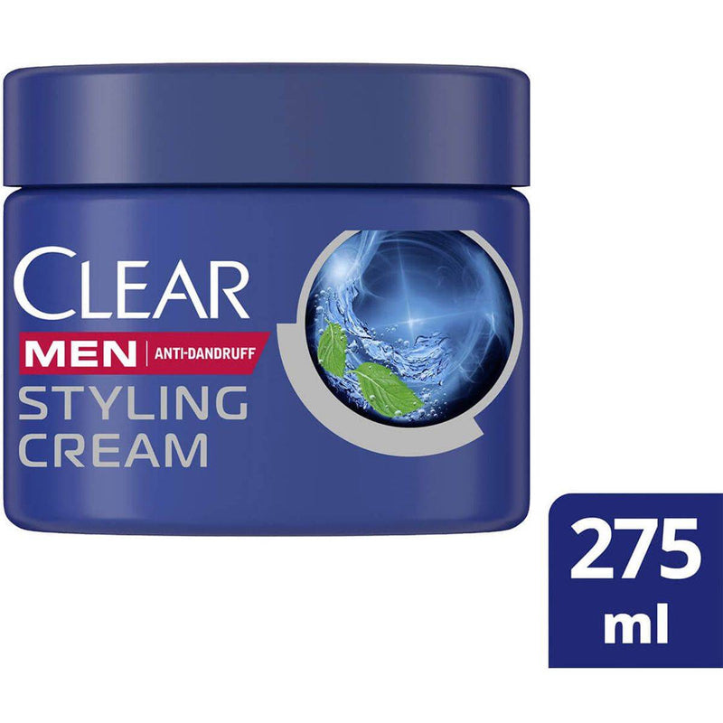 Clear Men Hair Styling Cream Cool Sport Menthol 275ml