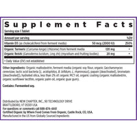 New Chapter Fermented Vitamin D3 2000IU 30 Tablets