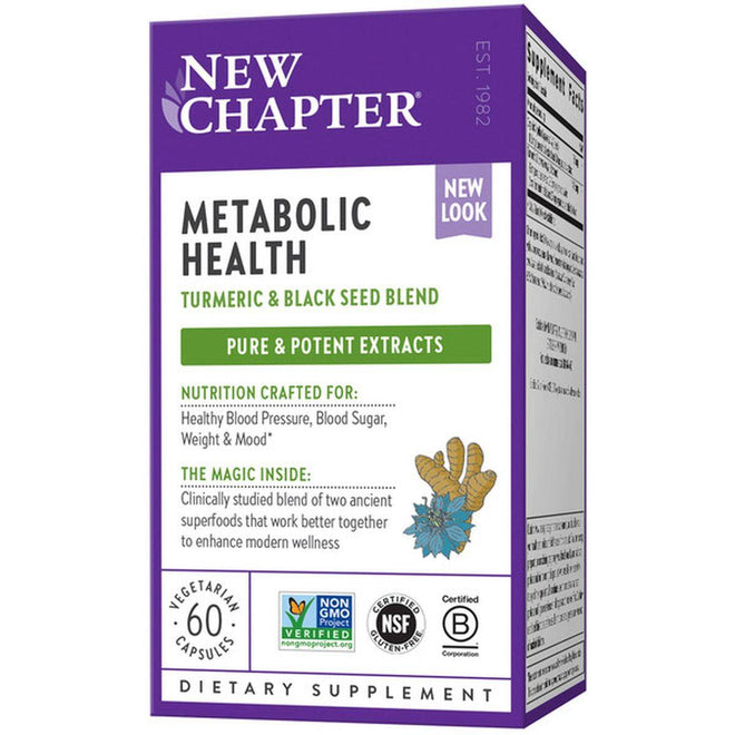 New Chapter Golden Black Seed with Turmeric 60 Vegetarian Capsules
