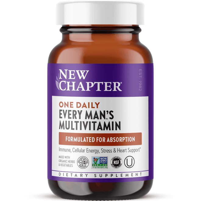 New Chapter One Daily Every Mans Multivitamin 72 Tablets