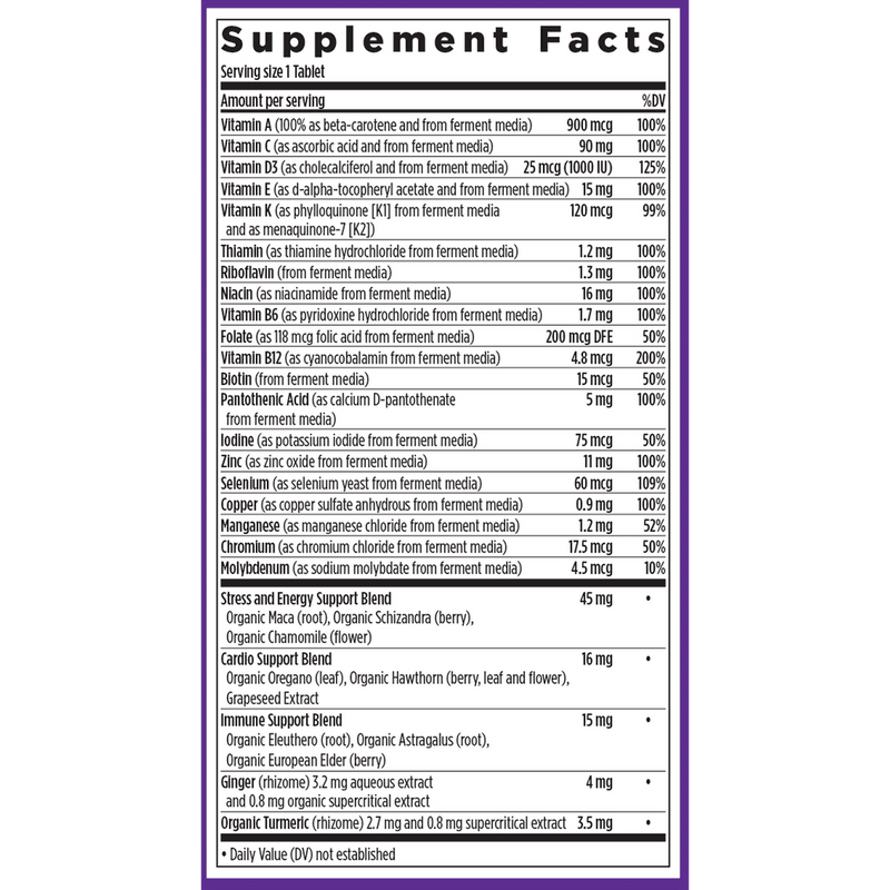 New Chapter One Daily Every Mans Multivitamin 72 Tablets