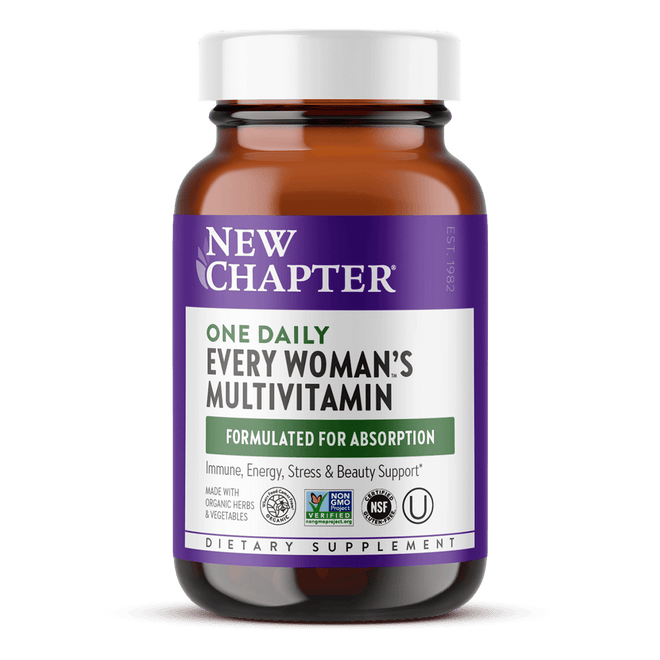 New Chapter One Daily Every Woman's Multivitamin 72 Tablets