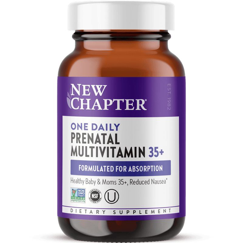 New Chapter One Daily Prenatal Multivitamin 35+ 30 Tablets