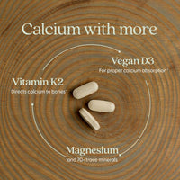 New Chapter Plant Calcium Bone Strength Take Care 60 Slim Tablets
