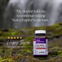 New Chapter Plant Calcium Bone Strength Take Care 60 Slim Tablets