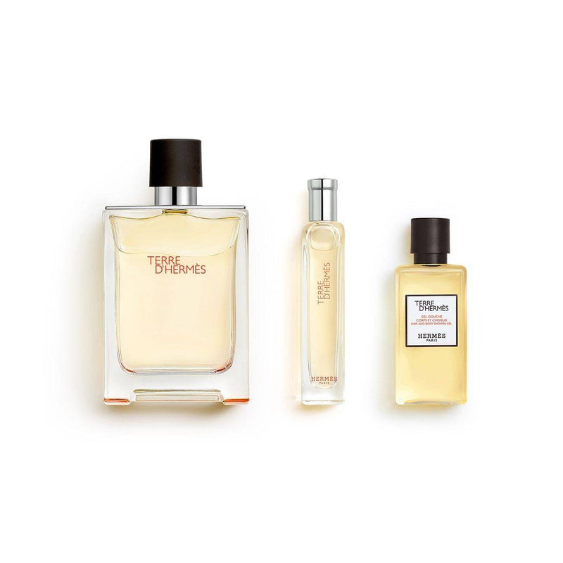 Hermes Terre D'Hermes (M) Set EDT 100ml + EDT 15ml + Hair & Body Showergel 40ml