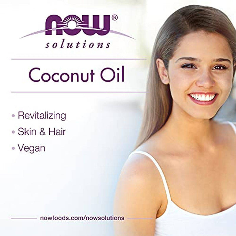 Now Solutions Coconut Oil 100% Pure 473ml