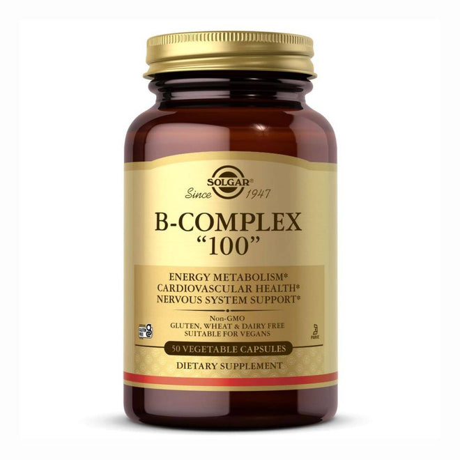 Solgar B Complex 100 50 VegeCapsules