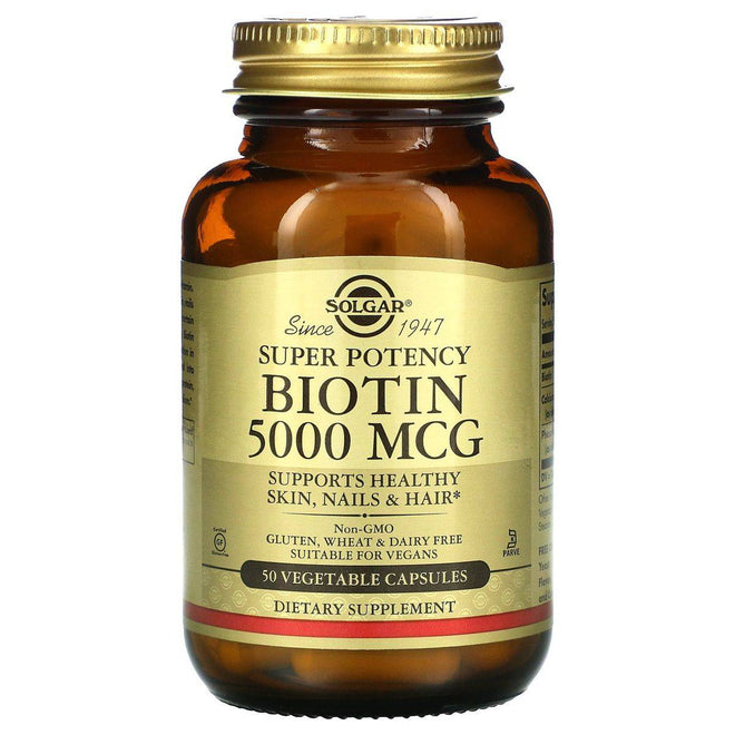Solgar Biotin 5000mcg 50 Tablets