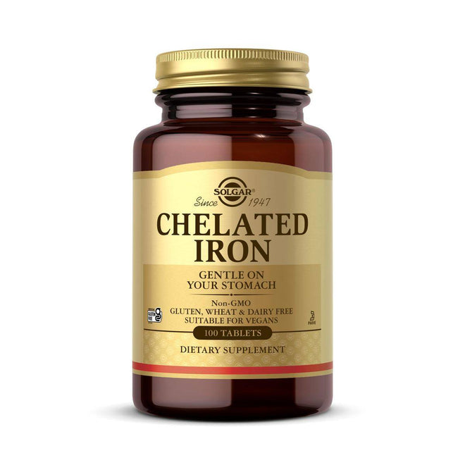 Solgar Chelated Iron 100 Tablets