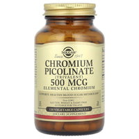 Solgar Chromium Picolinate 500mcg 120 VegeCapsules