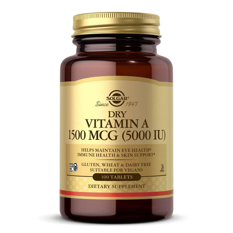 Solgar Dry Vitamin  5000IU 100 Tablets