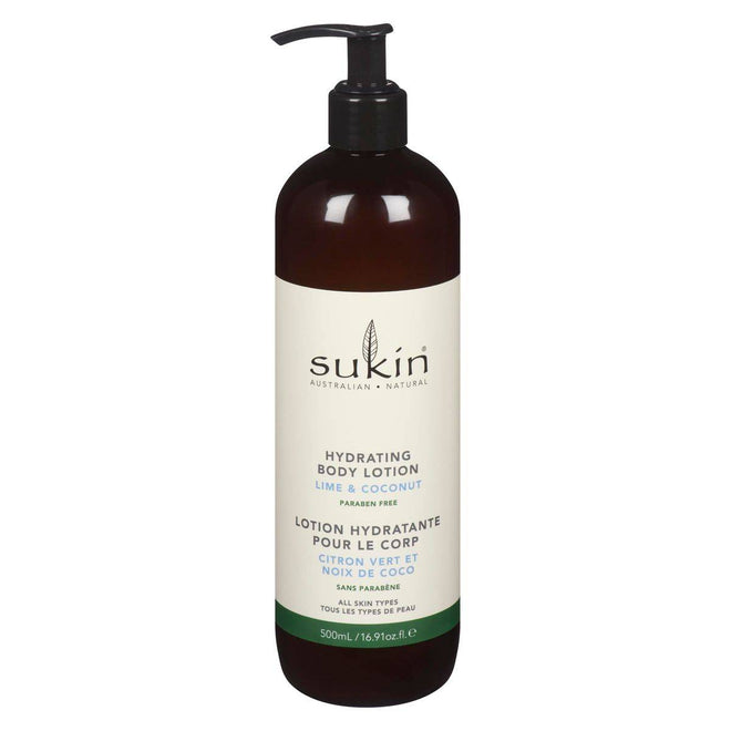 Sukin Body Lotion Hydrating Lime & Coconut 500ml