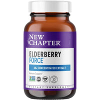 New Chapter Elderberry Force 64x Concentrated Extract 30 Capsules