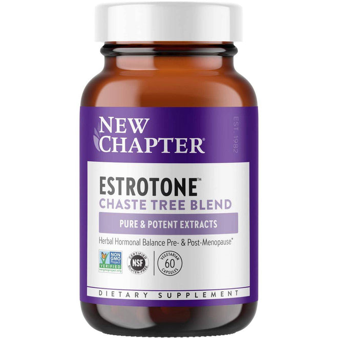 New Chapter Estrotone Chaste Tree Blend 60 Vegetarian Capsules