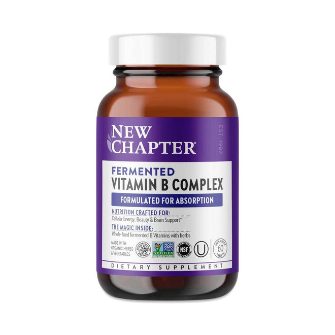 New Chapter Fermented Vitamin B Complex 60 Tablets
