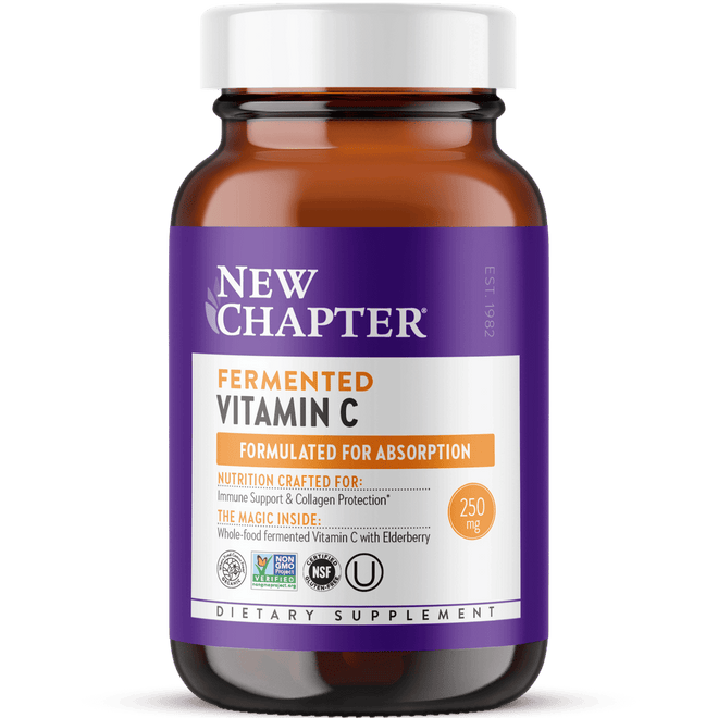 New Chapter Fermented Vitamin C 250mg 30 Tablets