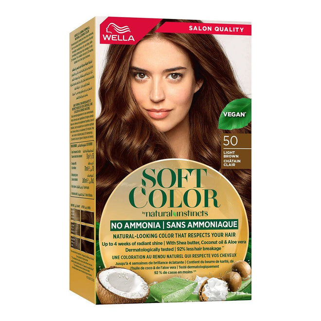 Wella Soft Color Natural Instincts Hair Color 50 Light Brown