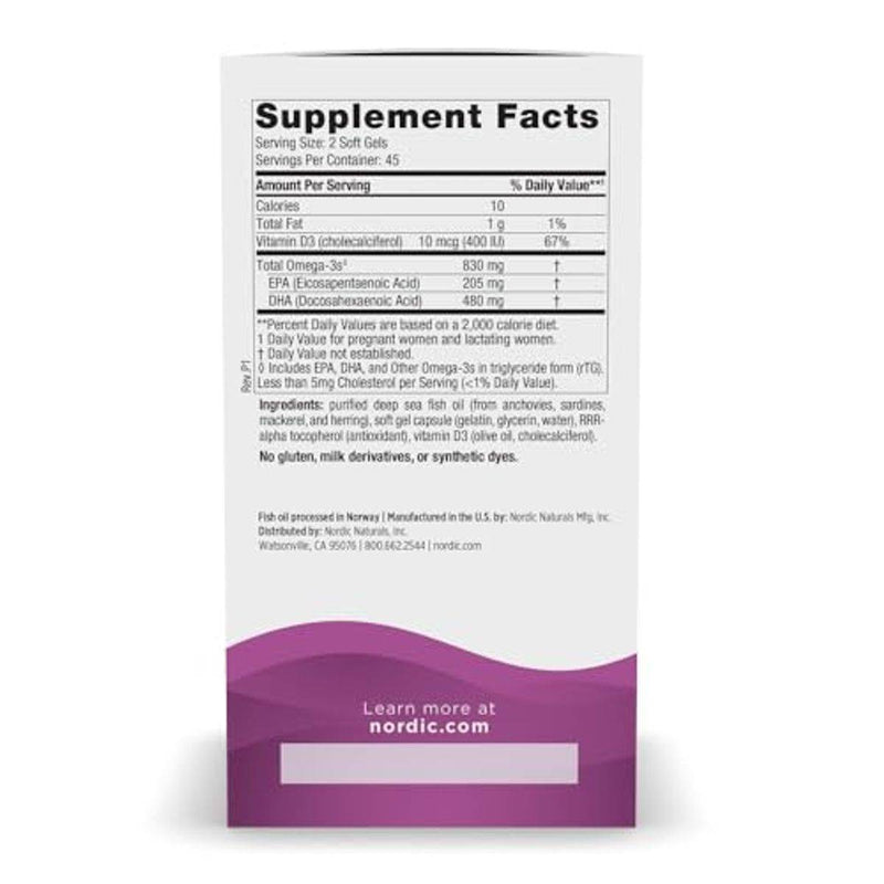 Nordic Naturals Prenatal DHA 90 Capsules