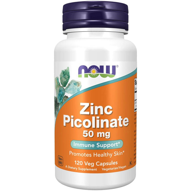 Now Zinc Picolinate 50mg 120 VegeCapsules