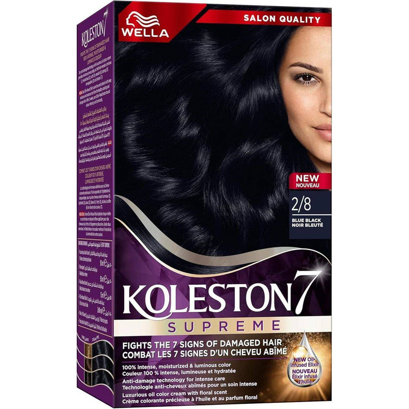 Wella Koleston Supreme Hair Color 2/8 Blue Black