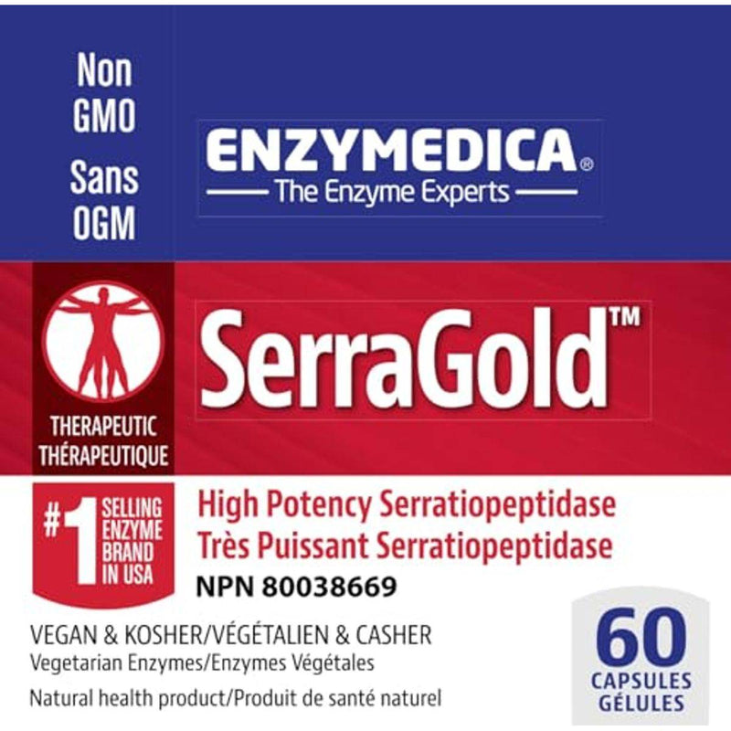 Enzymedica Serragold 60 Capsules
