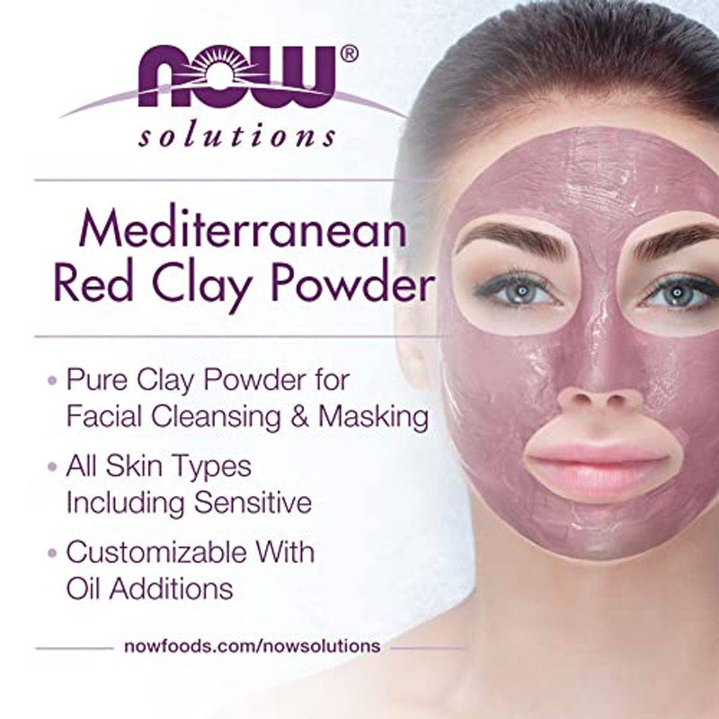 Now Solutions Mediterranean Red Clay Powder 170g