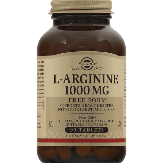 Solgar L Arginine 1000mg 90 Tabletss